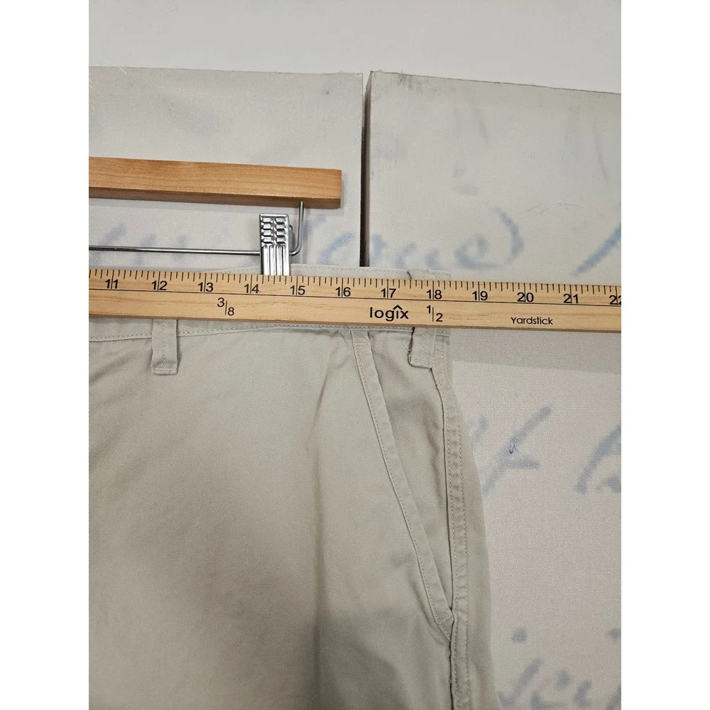 Polo Ralph Lauren Shorts 35 Tan Khaki Relaxed Fit Chino Cotton Mens Casual